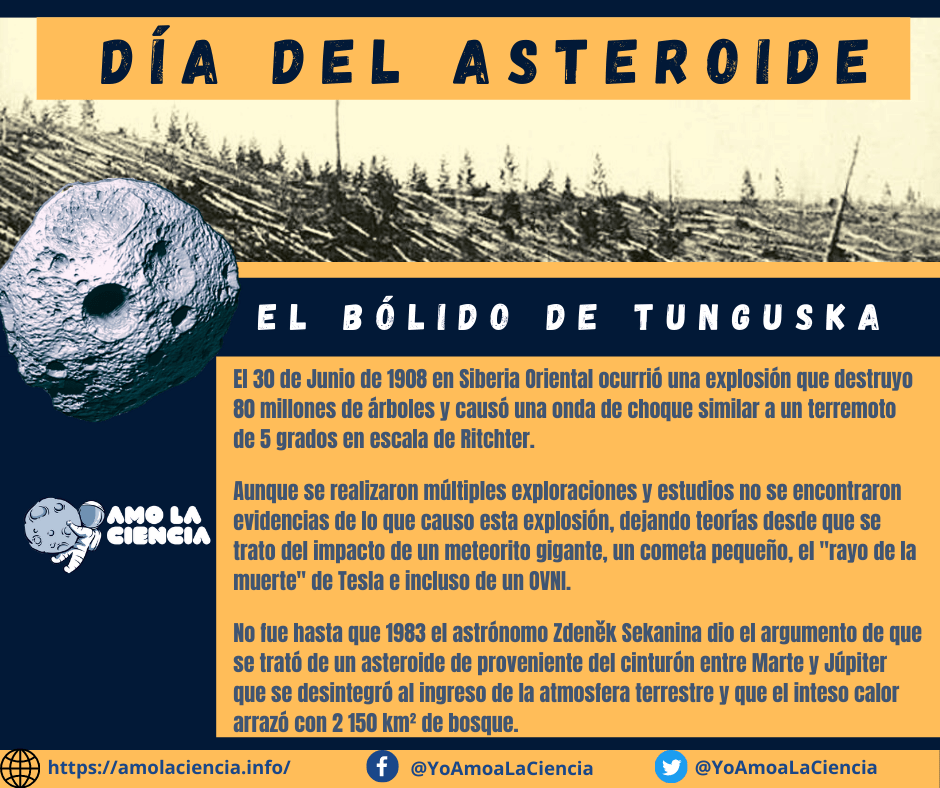 Día Internacional del Asteroide, el Bólido de Tunguska